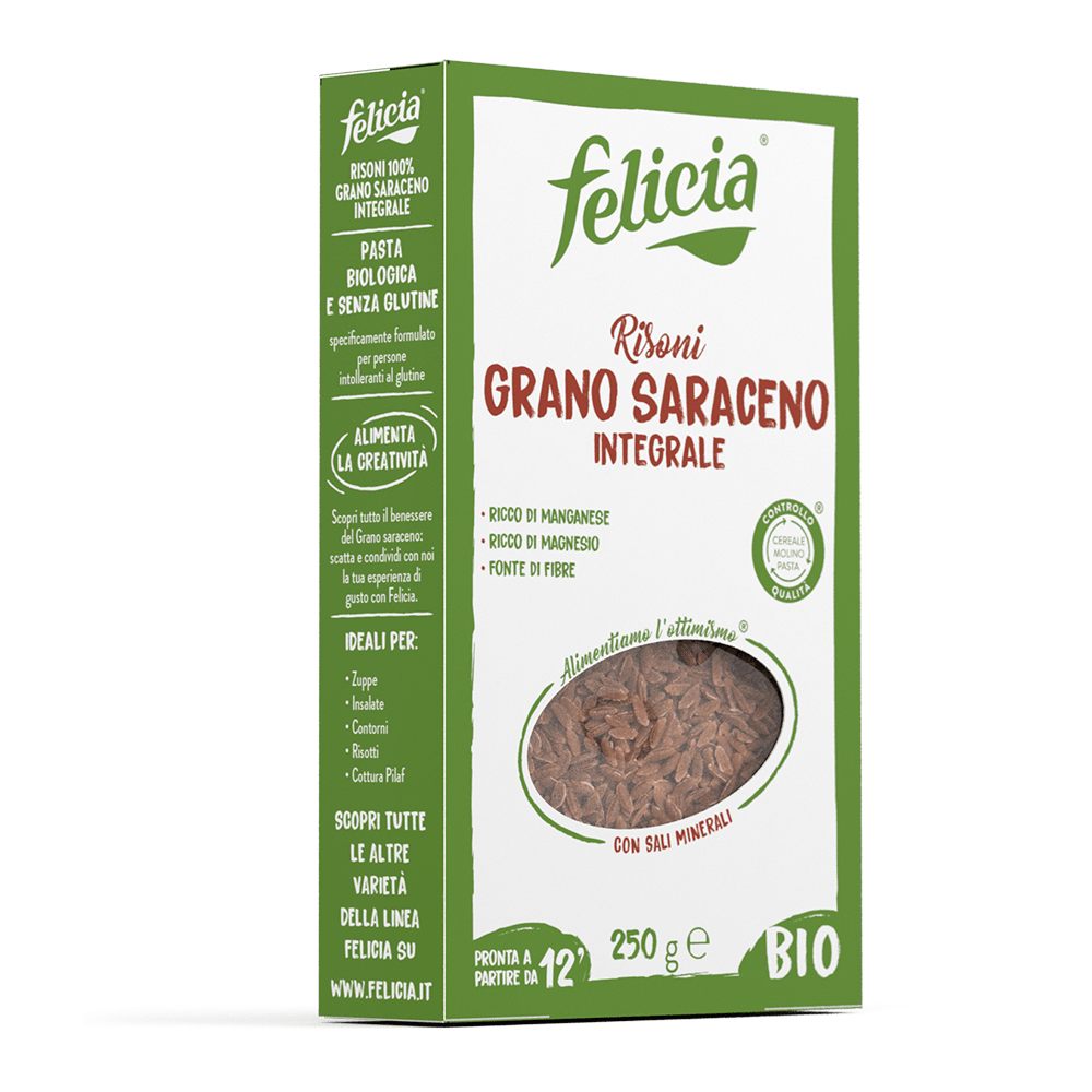 Wholemeal Buckwheat Risoni | Pasta Felicia Shop